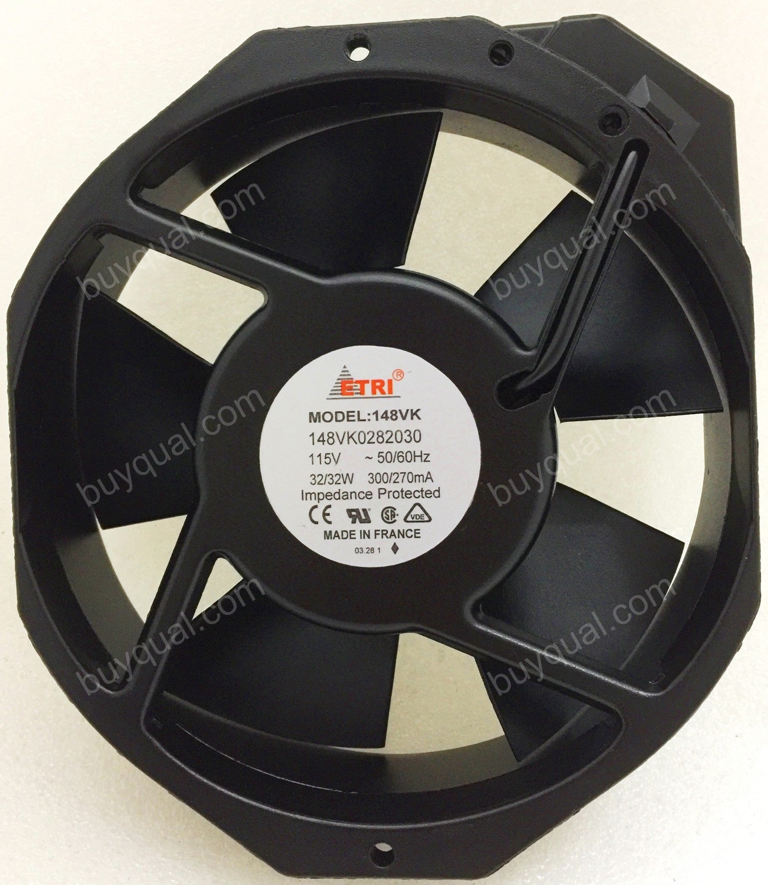 ETRI 148VK0282030 115V 32W 2wires Cooling Fan - New ETRI 148VK0282030 115V 32W 2wires Cooling Fan - New
